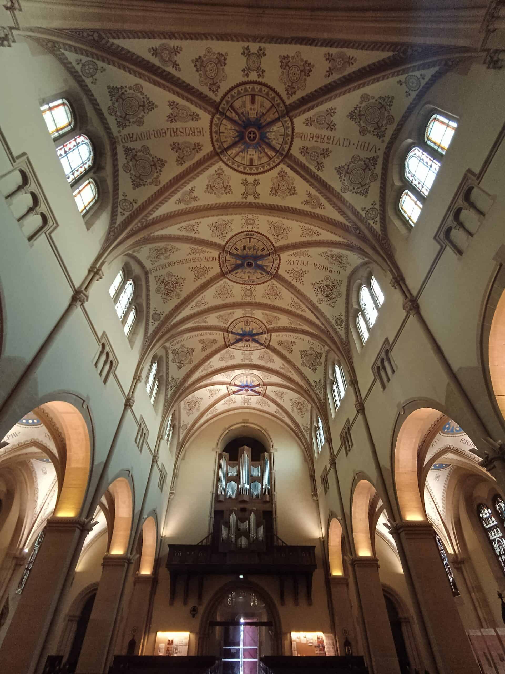 Historische Freskengalerie 213 Dekorative Langhausgewölbe – Metz · Saint-Joseph, fotografische Ansicht 8