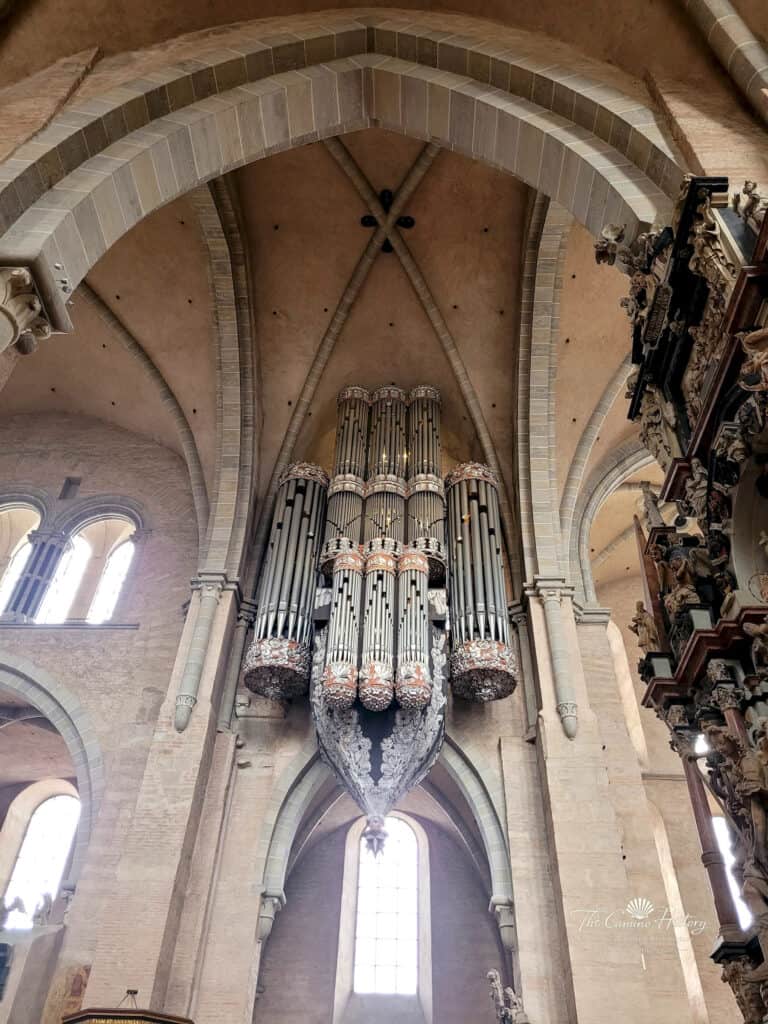Trier Dom Spatzennest Orgel Wasserzeichen