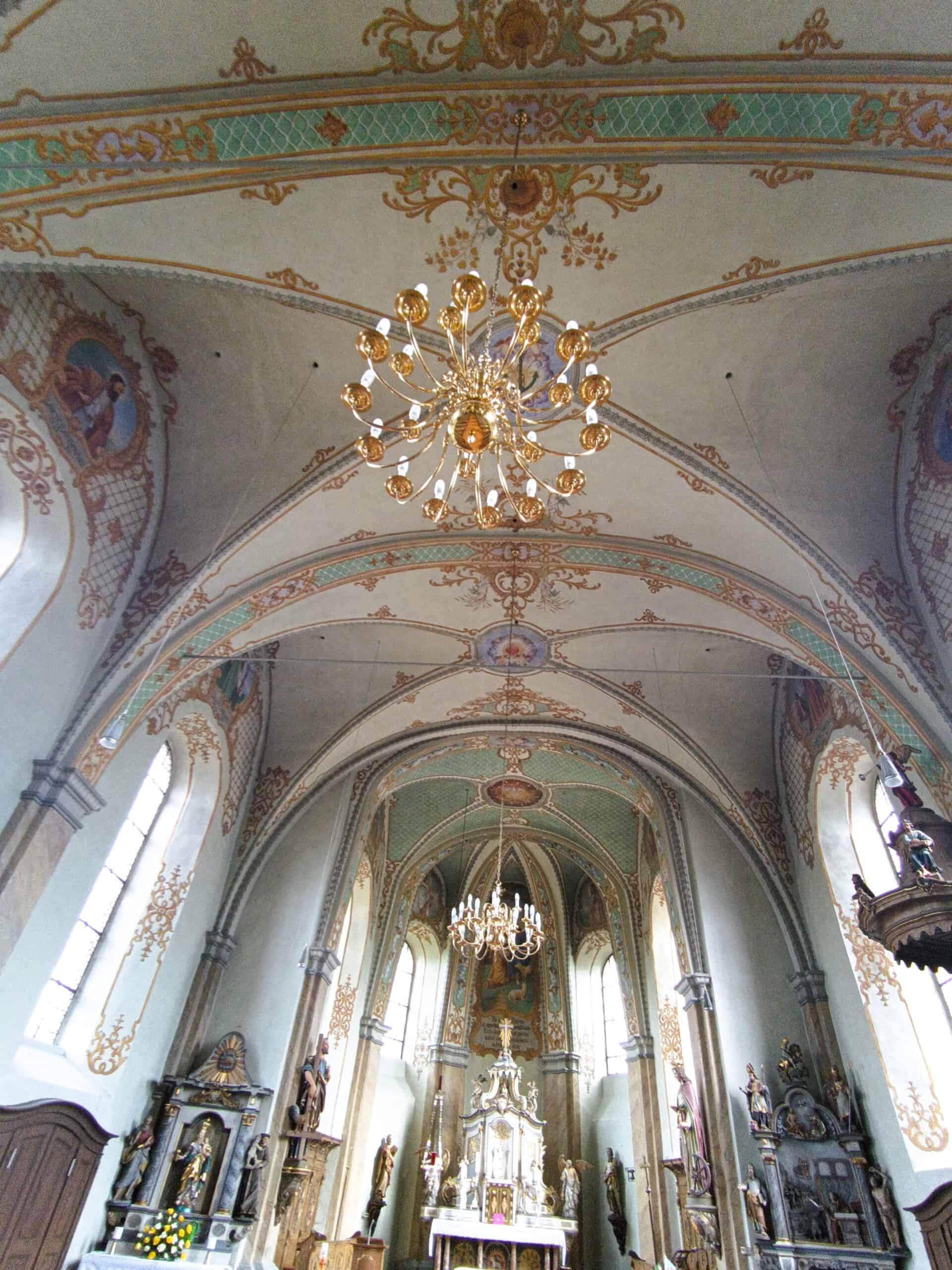 Historische Freskengalerie 152 Decken- und Gewölbemalereien – Lieser · Kirche St. Peter,, fotografische Ansicht 2