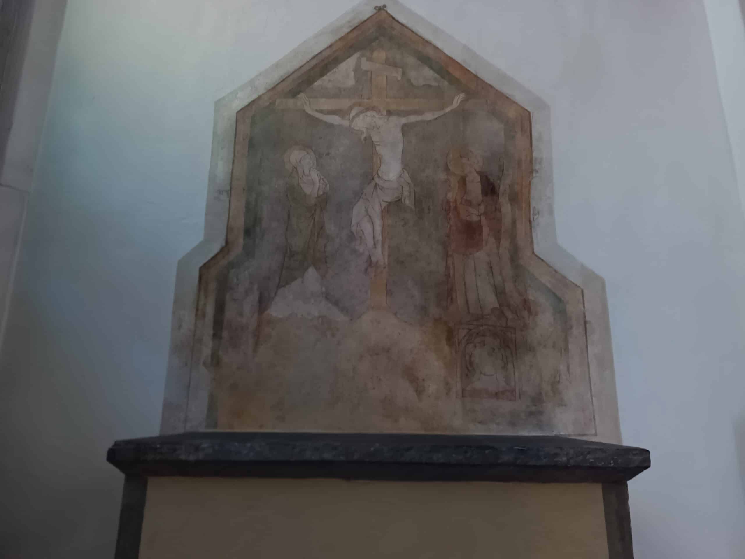Historische Freskengalerie 138 Kreuzigungsdarstellung – Köln · St. Andreas, fotografische Ansicht 1