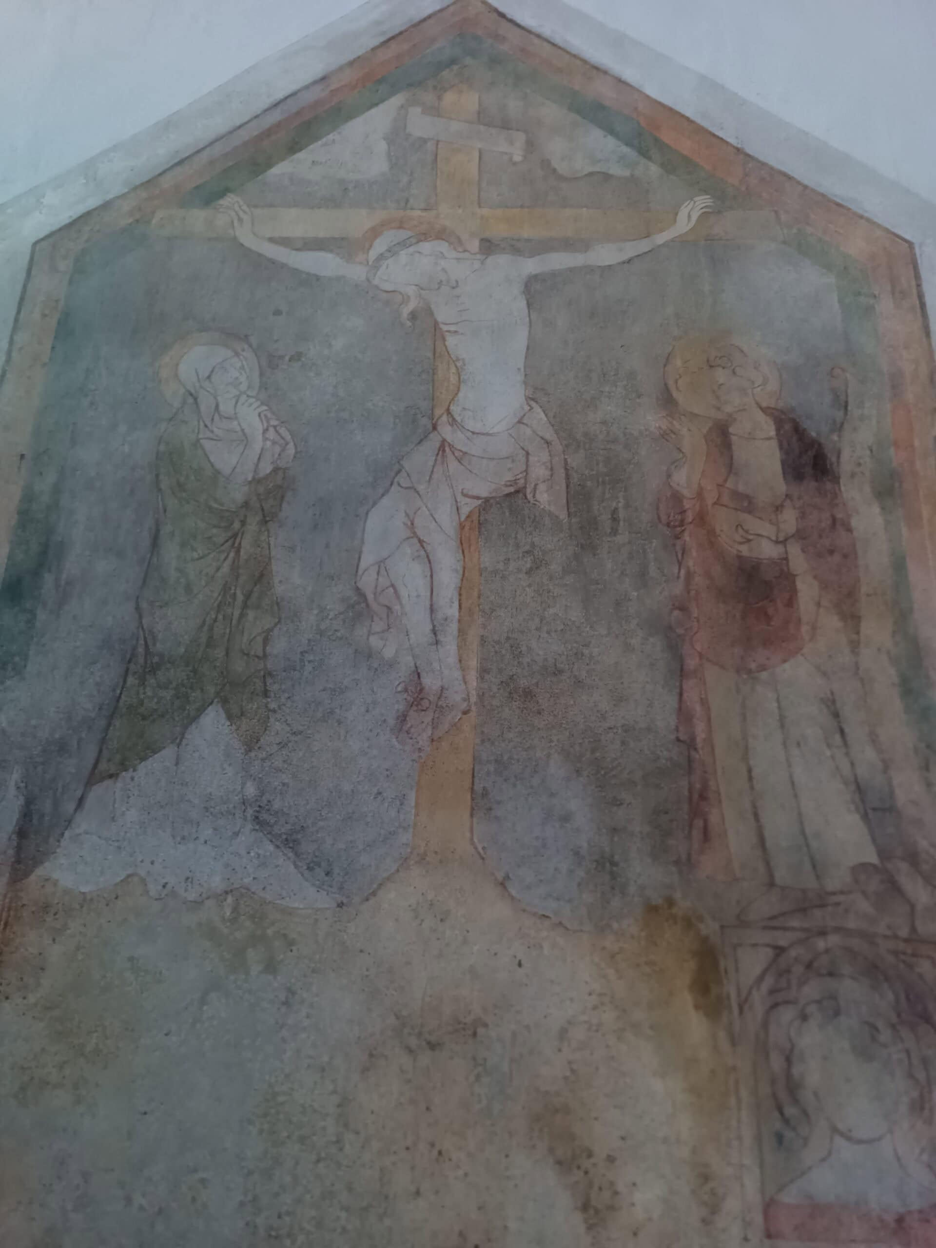 Historische Freskengalerie 139 Kreuzigungsdarstellung – Köln · St. Andreas, fotografische Ansicht 2