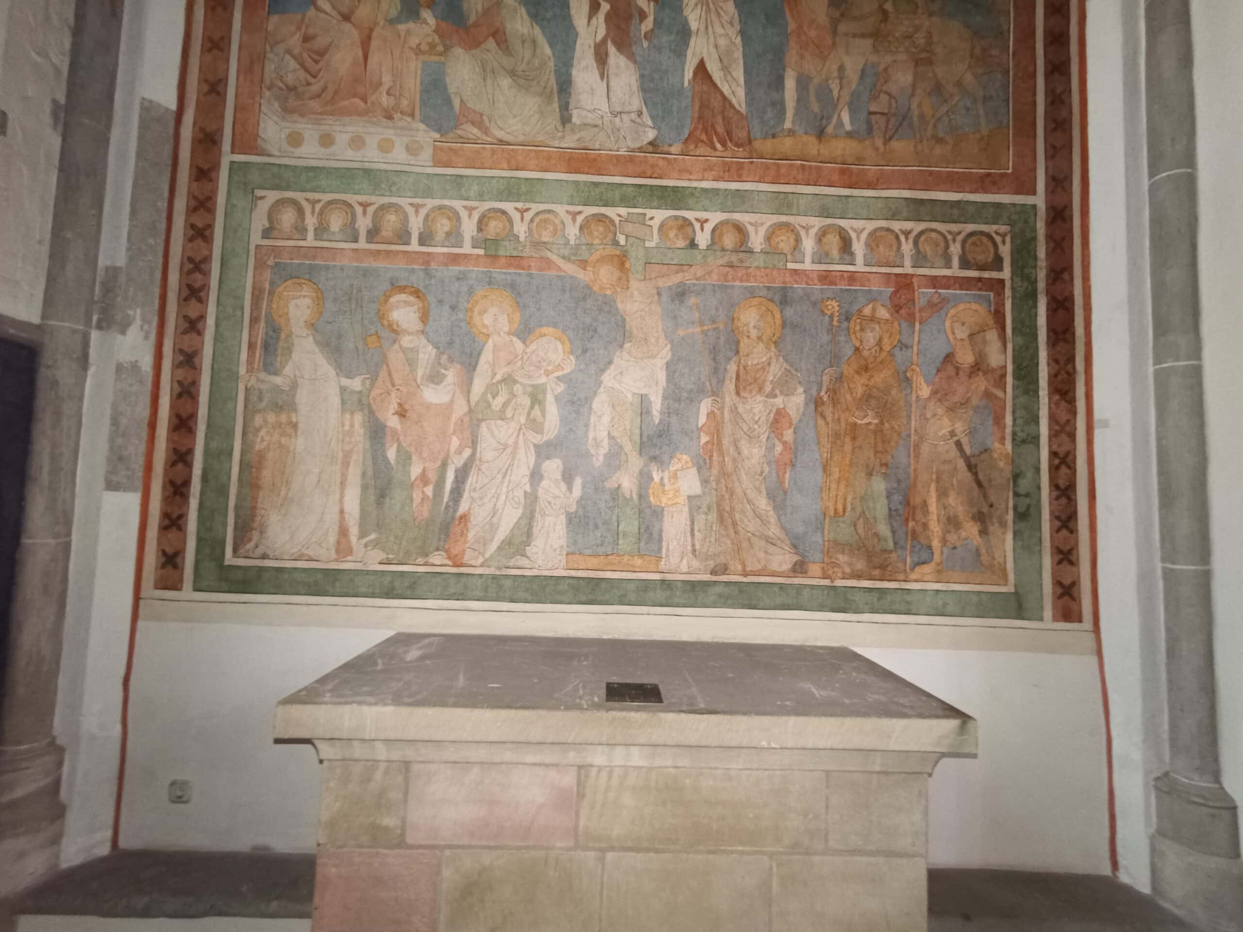 Historische Freskengalerie 146 Mehrzonige Wandmalerei – Köln · St. Andreas, fotografische Ansicht 2