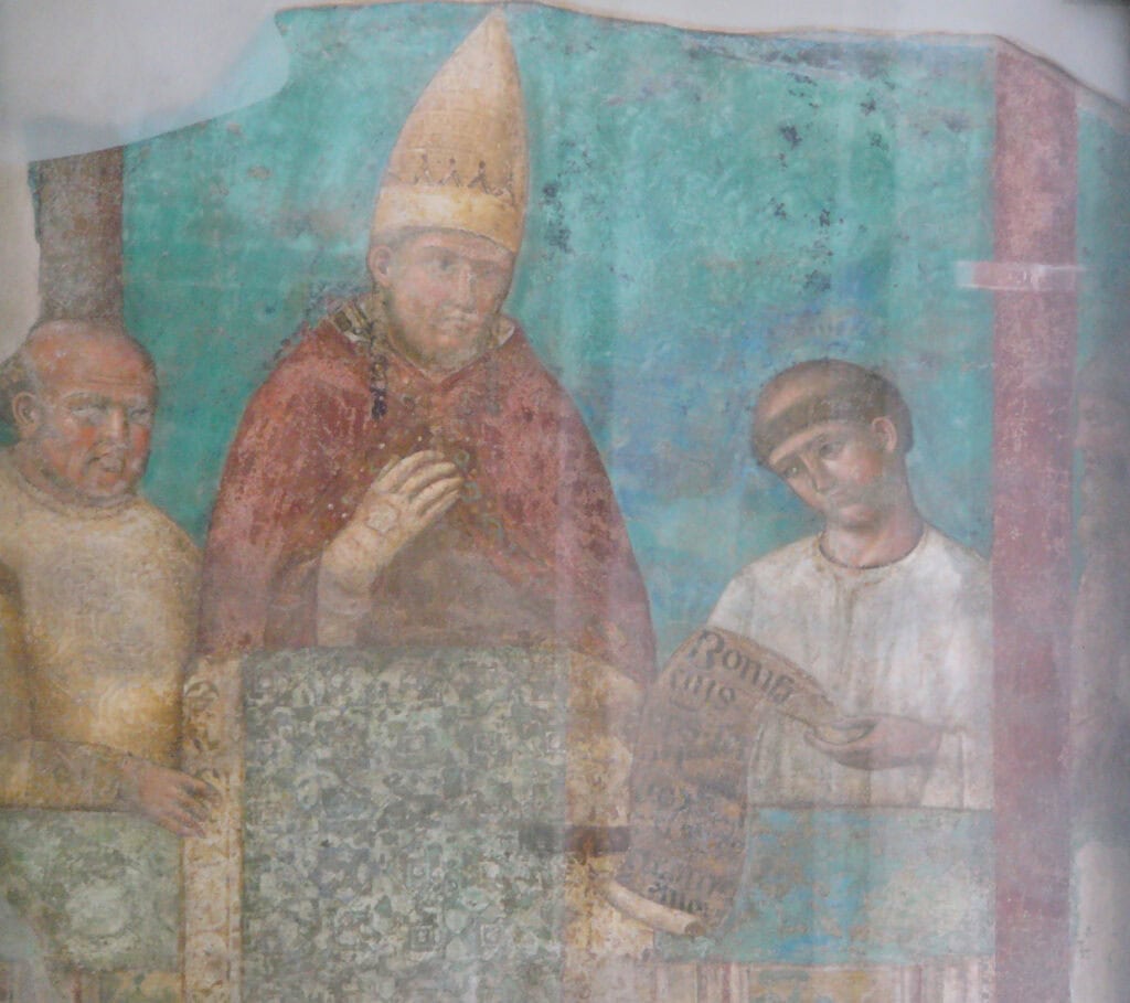 Bonifacius VIII Fresco in Lateran
