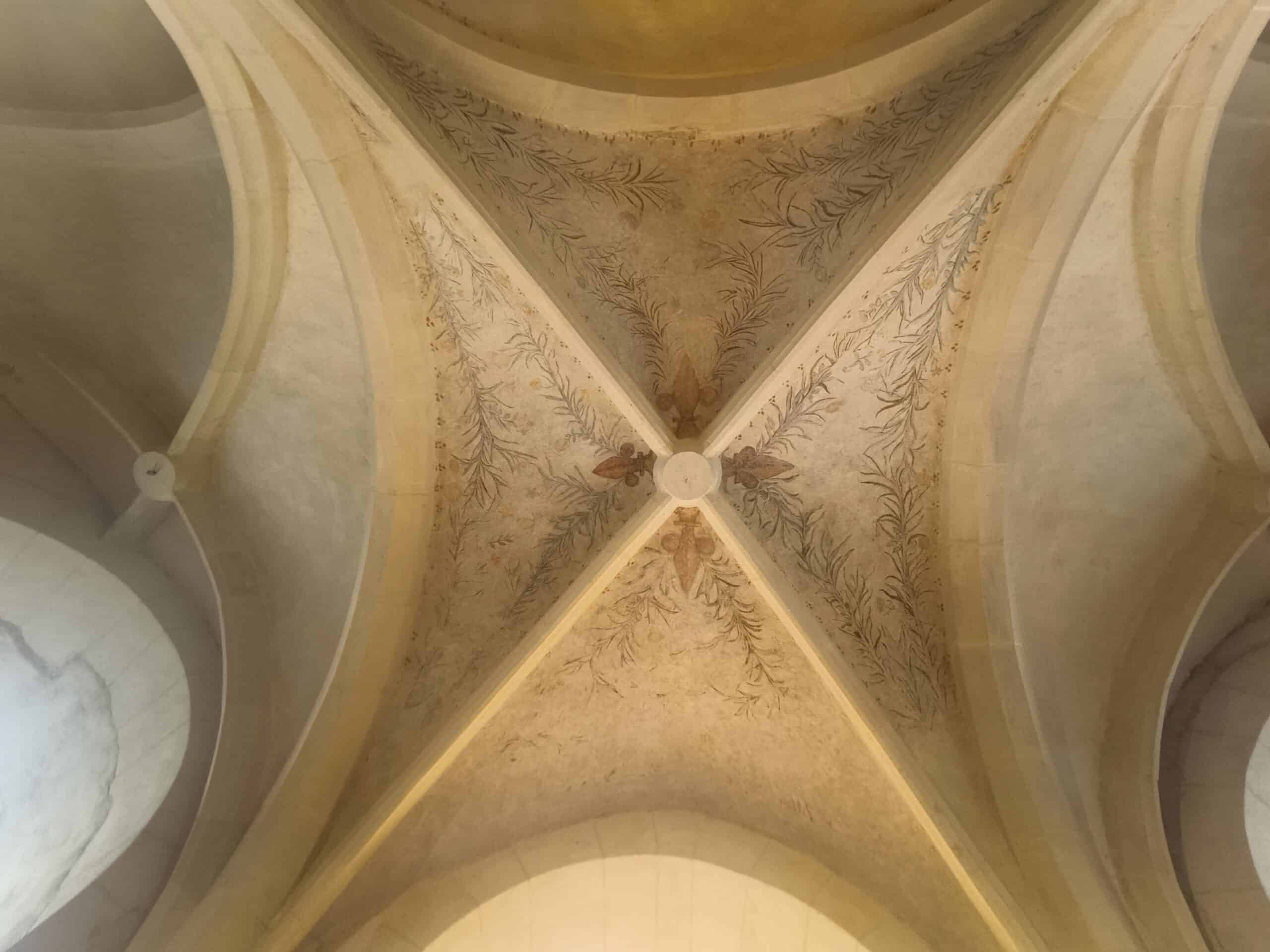 Historische Freskengalerie 85 Ornamentale Gewölbemalerei – Dieulouard · Église Saint-Sébastien, fotografische Ansicht 1