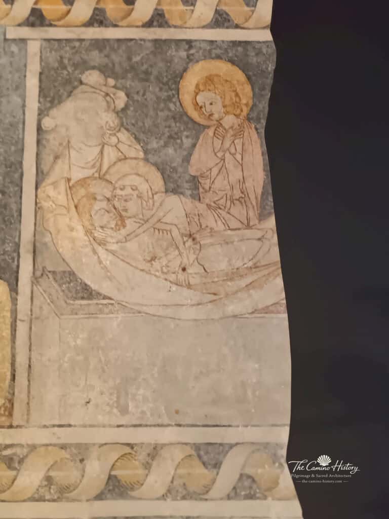 Fresken aus der zweiten Hälfte des 14. Jahrhunderts.