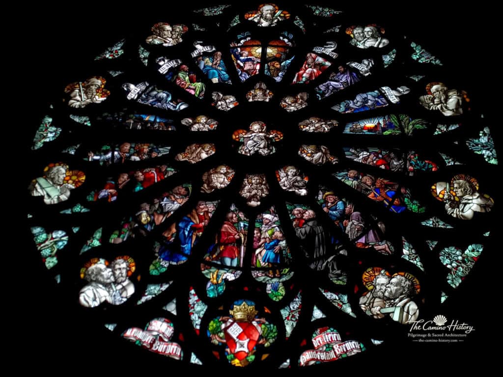 Südwestliche Querhausrose „Mission“ in der Gedächtniskirche der Protestation in Speyer