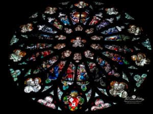 Südwestliche Querhausrose „Mission“ in der Gedächtniskirche der Protestation in Speyer