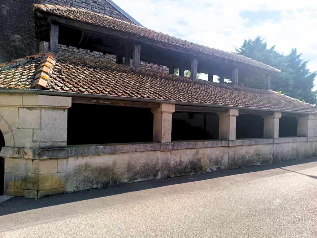 Historisches Waschhaus (Lavoir) in Taillancourt am Chemin des Allemands