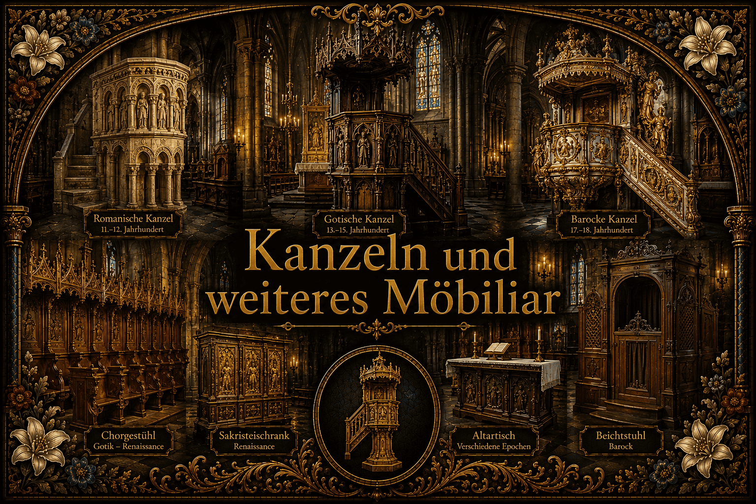Titelbild der Sammlung Kanzeln und kirchliches Mobiliar