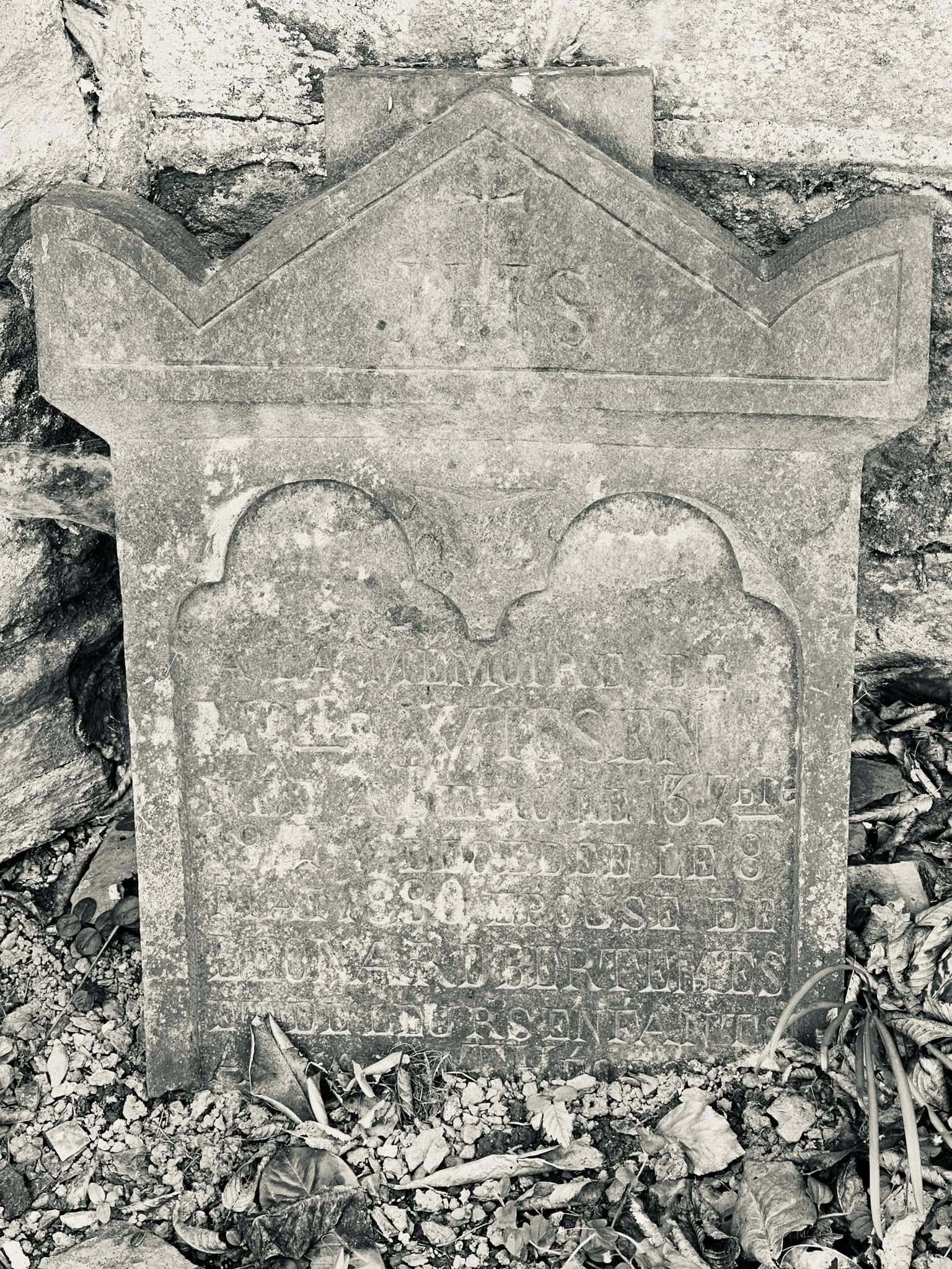 Grabmalaufnahme – Beho (027) – Friedhof Beho.
