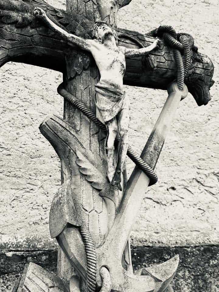 Christusdarstellung – Grevenmacher (062) – Friedhof Grevenmacher. Darstellung: Christus.