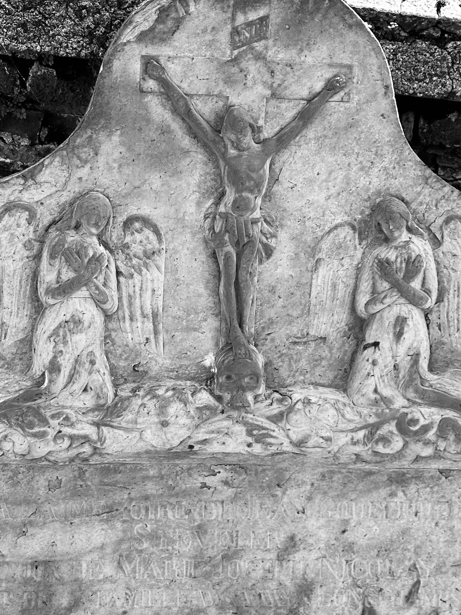 Christusdarstellung – Longchamps (011) – Friedhof Longchamps. Darstellung: Christus.