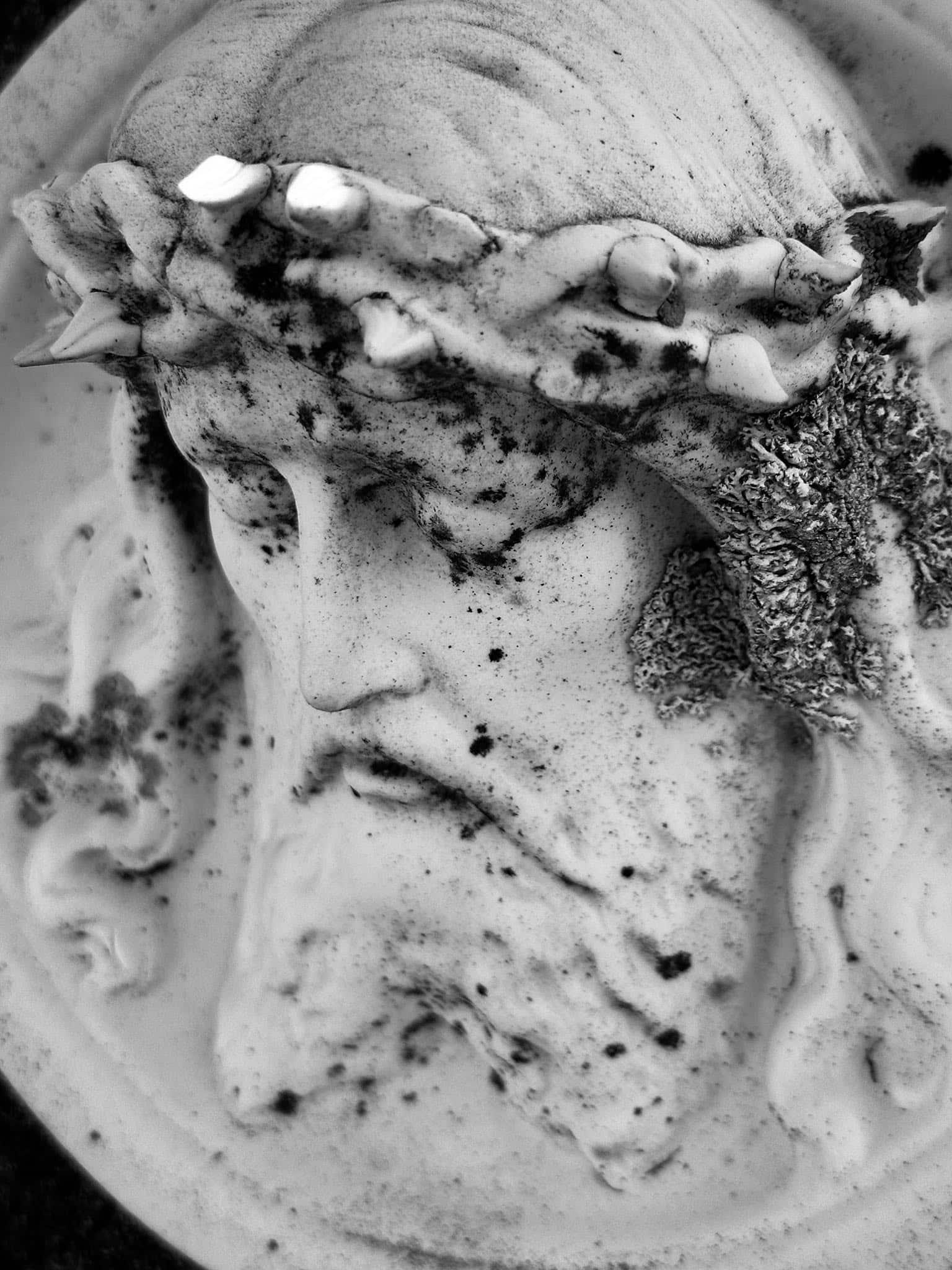 Christusdarstellung – Longchamps (019) – Friedhof Longchamps. Darstellung: Christus.