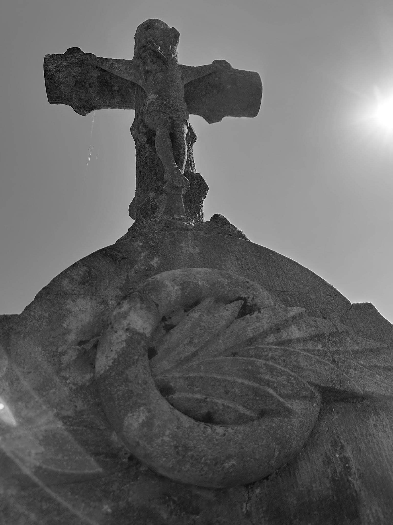 Christusdarstellung – Longchamps (030) – Friedhof Longchamps. Darstellung: Christus.