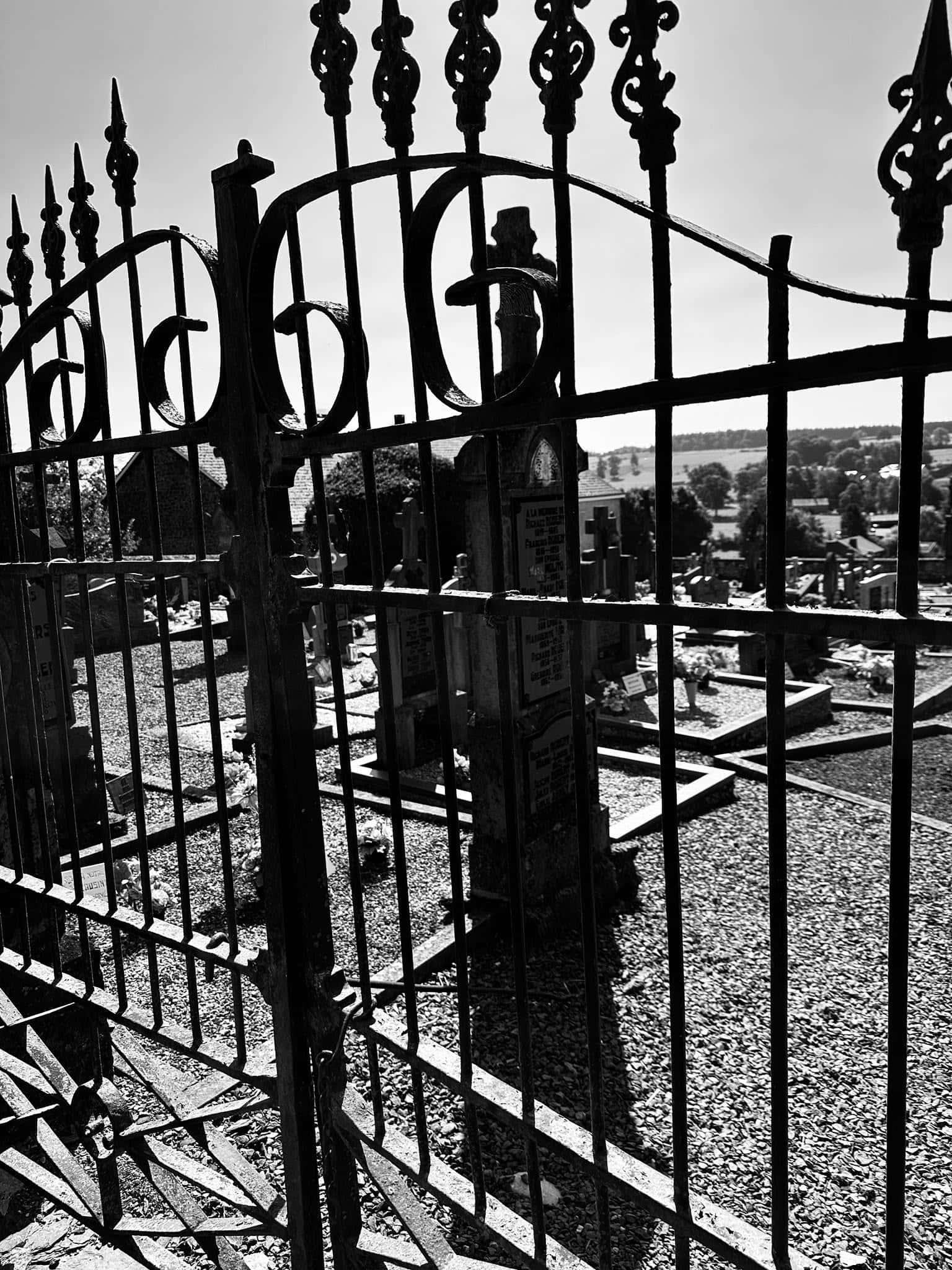 Grabmal und Detail – Longchamps (043) – Friedhof Longchamps.