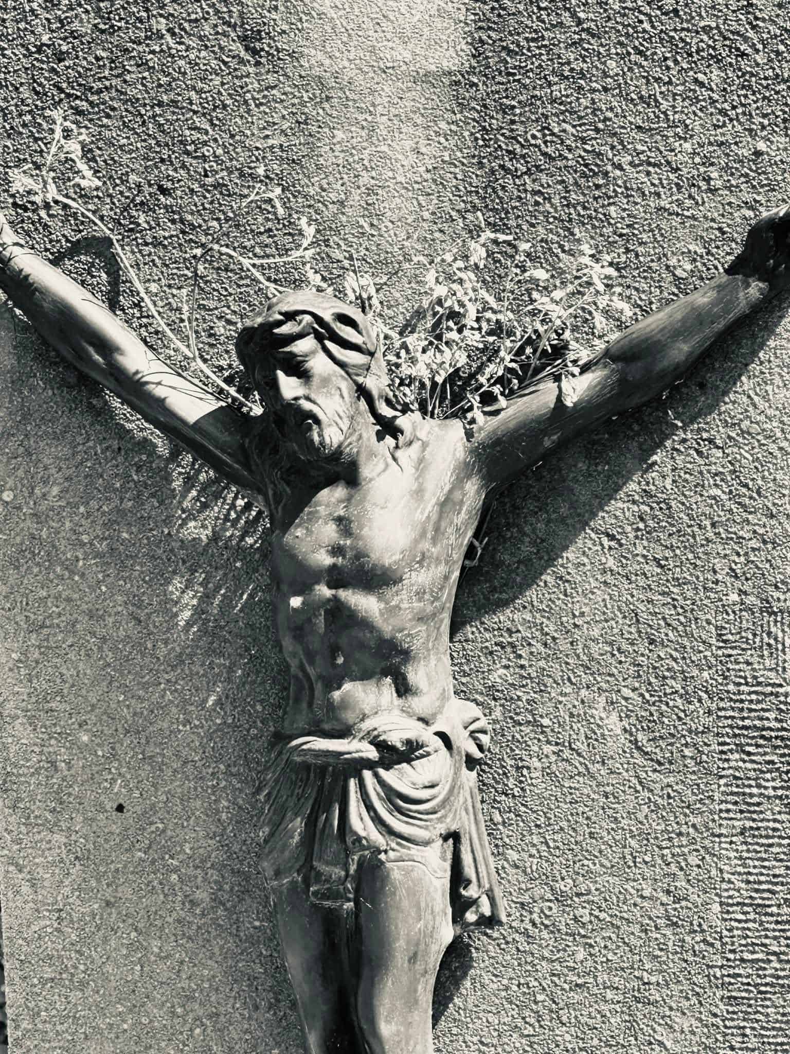 Christusdarstellung – Sankt Vith (030) – Friedhof Sankt Vith. Darstellung: Christus.