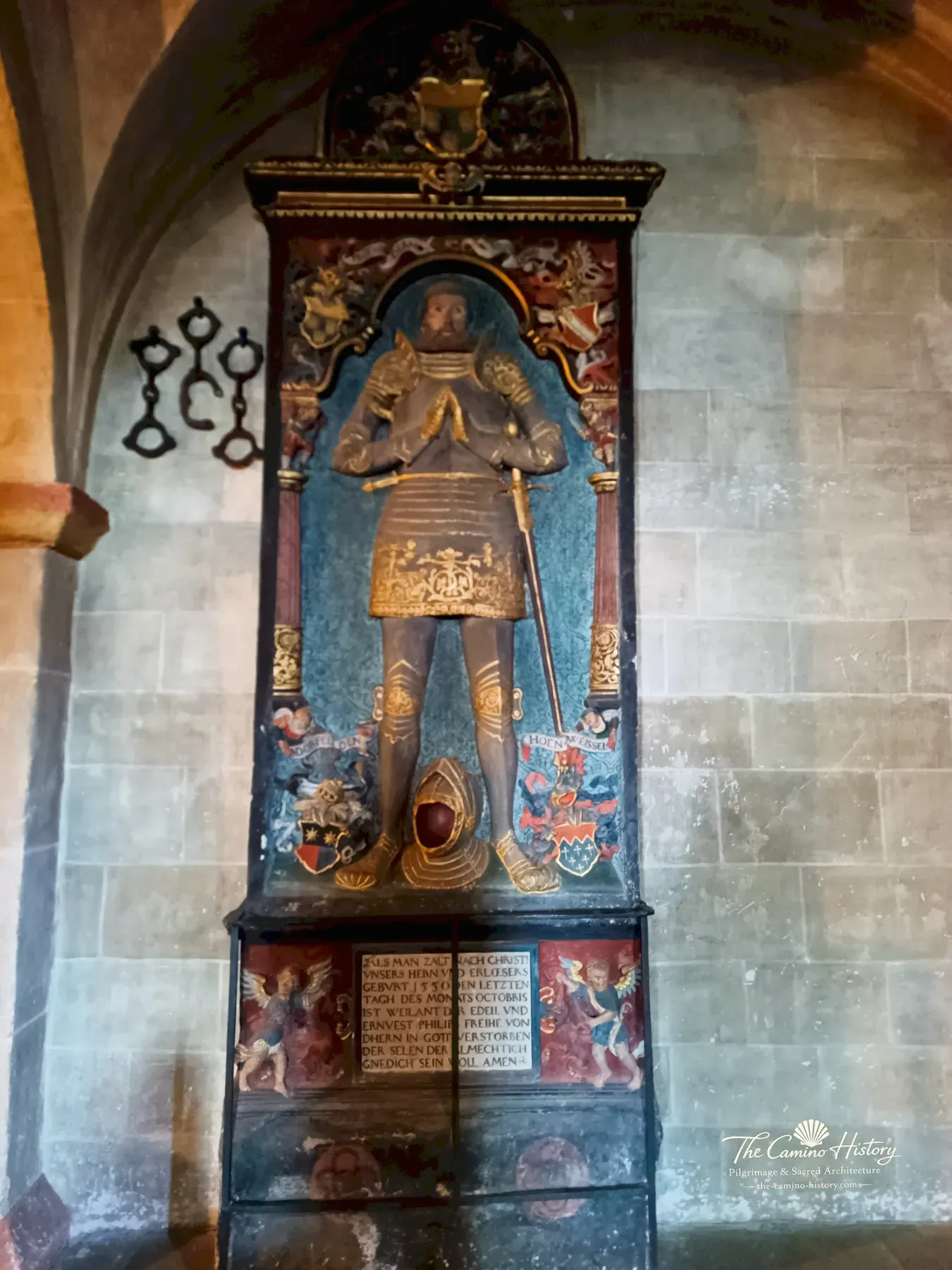 Epitaph des Philipp Frei von Dehrn – Dietkirchen a.d.Lahn Pfarrkirche St Lubentius.