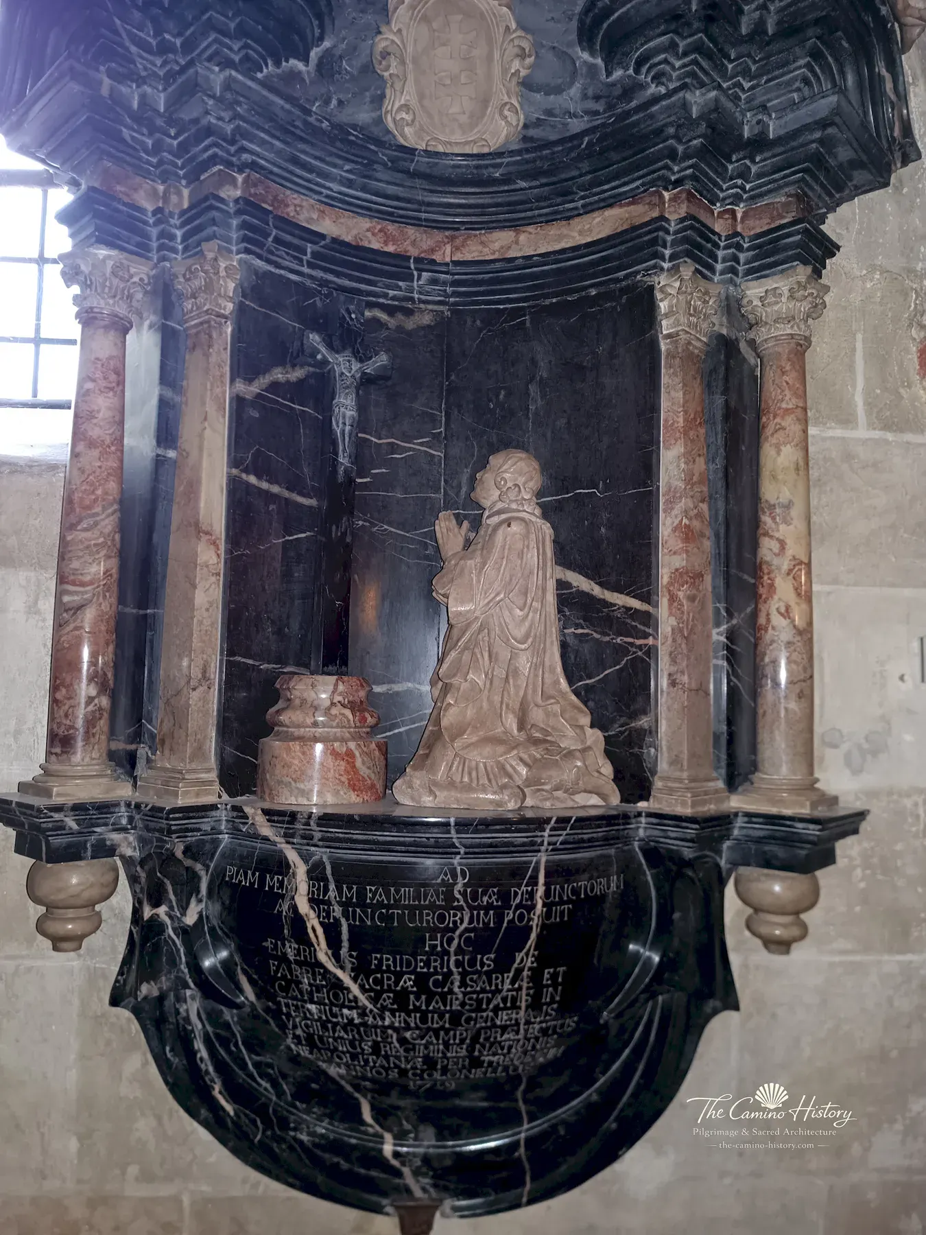 Epitaph von Emmerich Friedrich de Fabre – Dietkirchen a.d.Lahn Pfarrkirche St Lubentius.
