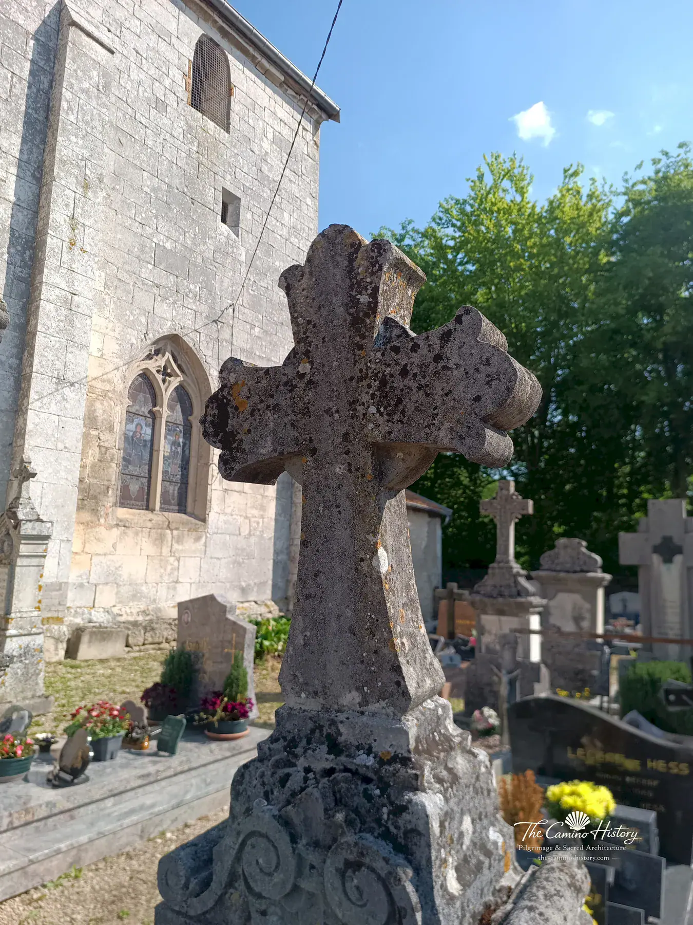 Grabmalaufnahme – Champougny – Champougny - Eglise Saint-Brice.