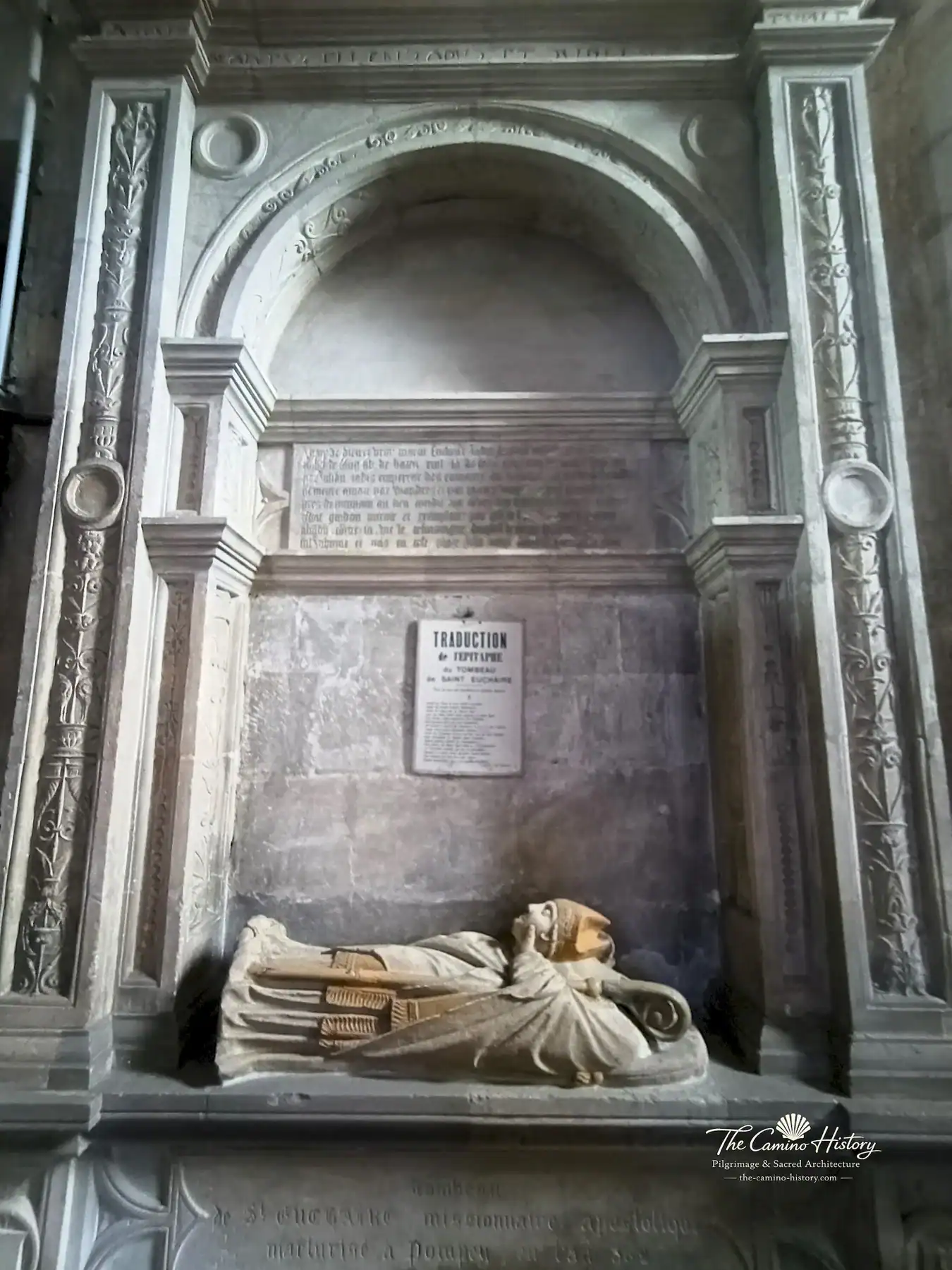 Grabmal des heiligen Eucharius (Renaissance, 16. Jahrhundert) – Liverdun - Église Saint-Pierre.